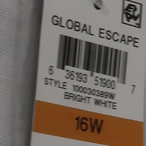 INC International Concepts Global Escape Bright White Wide Leg Pants 16W… - Picture 6 of 9